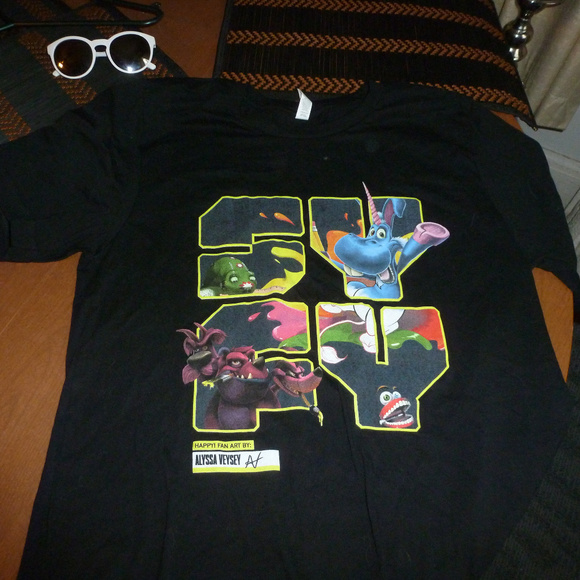 SYFY Other - SYFY HAPPY T-Shirt Large Tee New NYCC Comic Con TV
